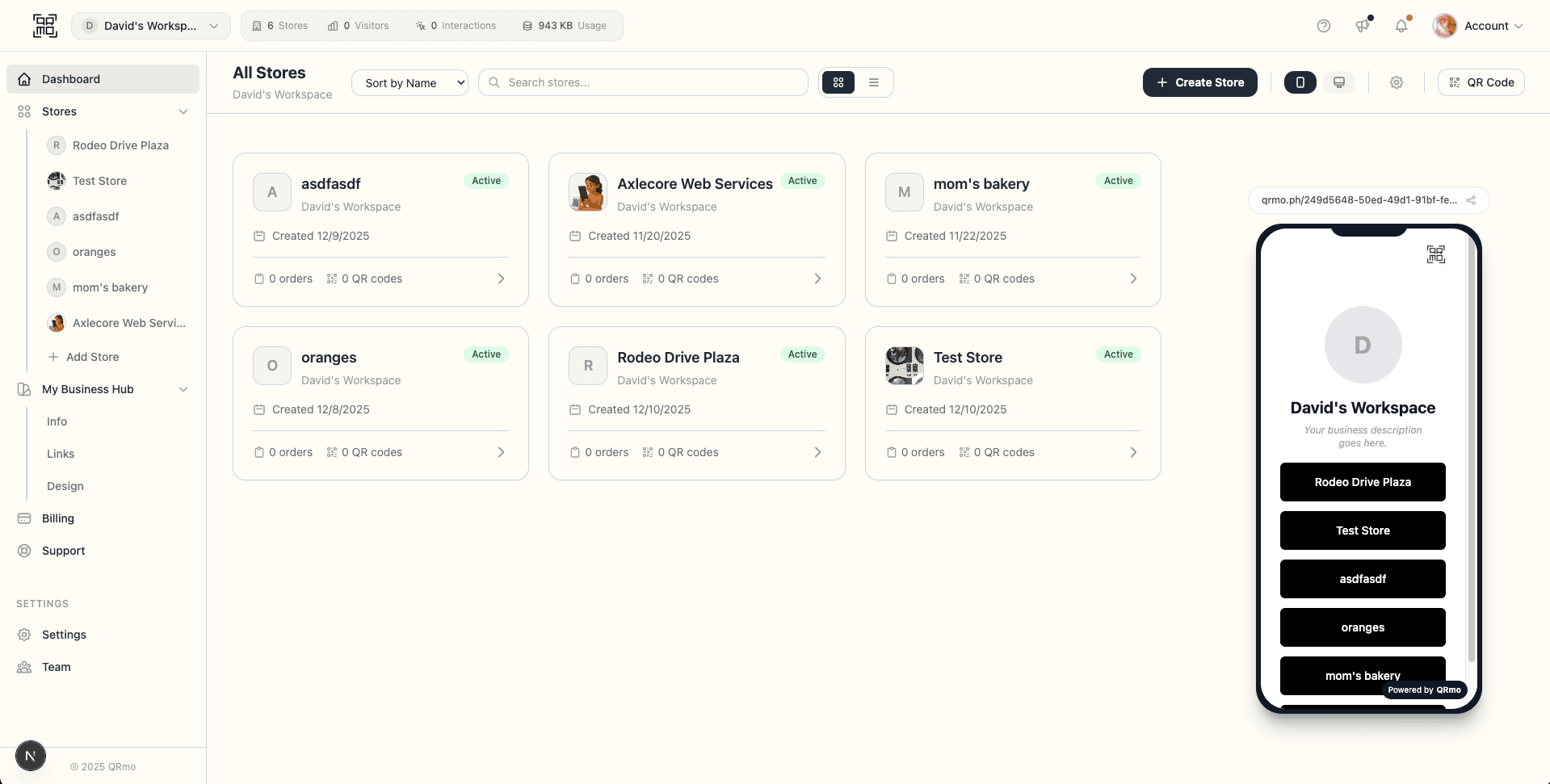 Business Hub preview